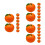 24 Künstliche Orange, Lebensechte Für Vitrine, , Party 5