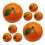 24 Künstliche Orange, Lebensechte Für Vitrine, , Party 3