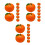 24 Künstliche Orange, Lebensechte Für Vitrine, , Party 8