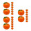 24 Künstliche Orange, Lebensechte Für Vitrine, , Party 6