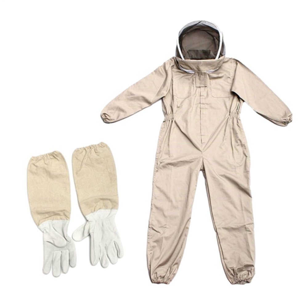 Beekeeping Suit Full Body Protection, 2XL, Breathable Beekeeping Clothing, Professional Beekeeper Gear-image-OPC-PMBPCV9-NEW