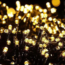 1000 LED Christmas Decoration Fairy Lights Outdoor, 25M Warm White Cluster Fairy Lights Power 8 Modes
