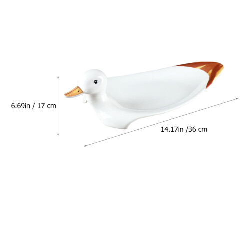 Ente Braten Teller Gans Darm Servierplatte 1