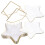 6Stk. Teller Set Speichelbein Snack Schalen Mit 2