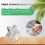 6Stk. Teller Set Speichelbein Snack Schalen Mit 8