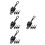 4 Sets Für Bungee, Innenrollo Schnur Mit 6