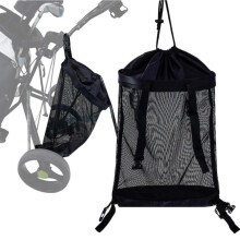 Golf Accessory Bag Lightweight Mesh Breathable Carry Case Secure Bag Organizer