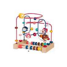 (Animal) Puzzle Wooden Bead Building Blocks Baby Early Intellectual Development Education