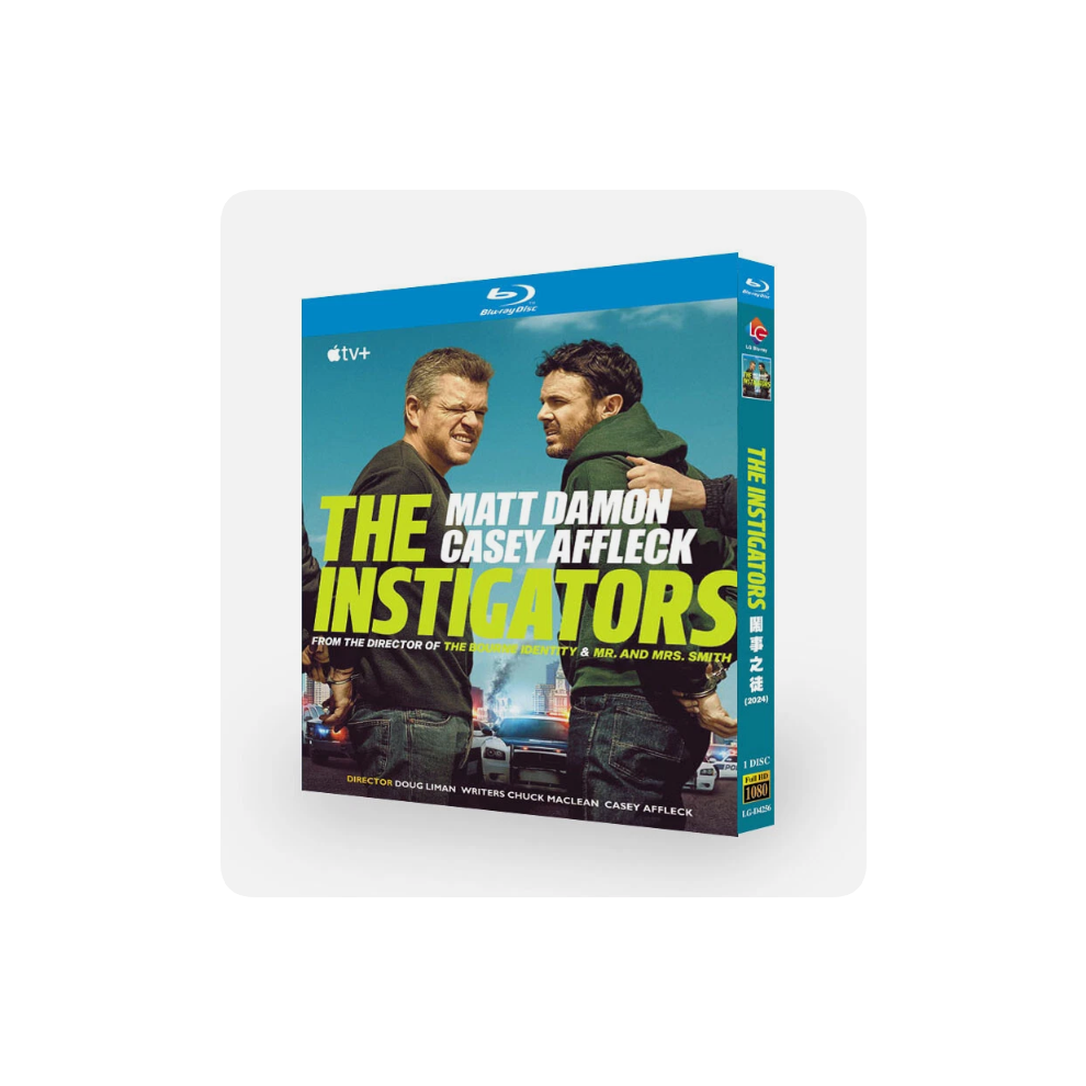 The Instigators:2024 1-Disc 1080P BD All Region New Box Set Sealed