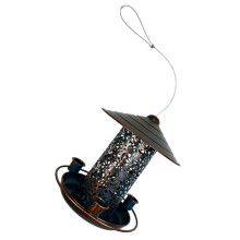 Hanging Bird Feeder Sturdy Iron Construction Iron Material Outdoor Garden Decor