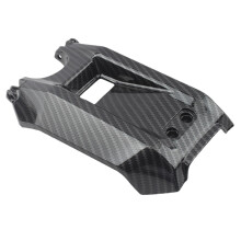 Battery Cover For Motorcycle Carbon Fiber Lid Black Battery Lid Protective Cover For Motorcycle Battery Compartment