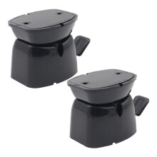 Nylon Door Retainer For Caravan And Motorhome Doors, 2-Pack, Black, Secure Door Operation