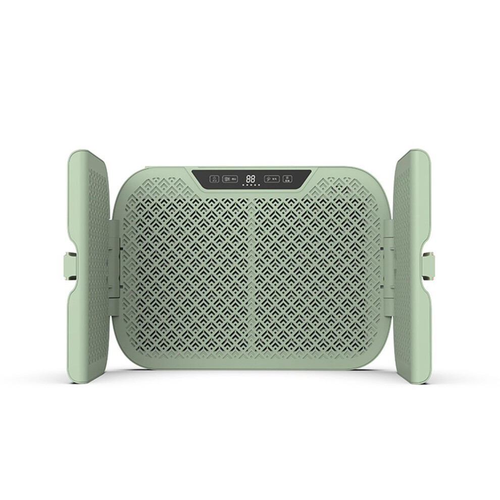 Green Foot Warmer Under Desk, 4 Modes Temperature Adjustable, Foot Stool For Home Office,