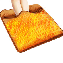 Foot Warmers for Feet, USB Heated Foot Warmer, Soft Plush Electric Heating Pad, 3 Temperature Settings, 16 x 16 Inch