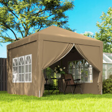 Outsunny 3x3(m) Pop Up Gazebo Party Tent Canopy Marquee with Storage Bag