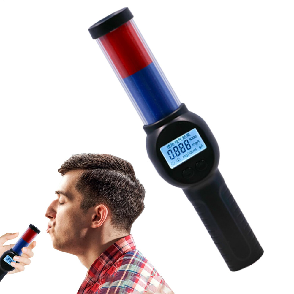 Car Alcohol Breathalyzer - Rechargeable Professional Breathalyzer With Digital Display For Alcohol Testing In Vehicles 9354506387464