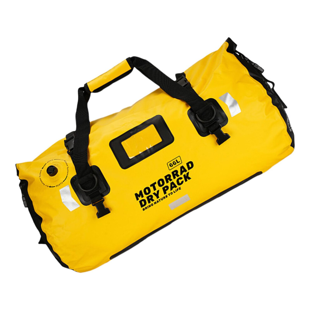 Tail Duffle Waterproof Saddle Bag Motorcycle Tail Bag Large Capacity Luggage Outdoor Travel Backpack 9393856448357