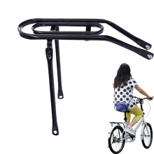 Rear Bike Rack Heavy Duty Luggage Carrier, Removable Luggage Shelf For Road Riding And Daily Commute