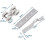 Complete Roller Hardware Set For Sliding Doors Model B Residential And Commercial Use 2