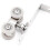 Complete Roller Hardware Set For Sliding Doors Model B Residential And Commercial Use 3