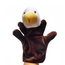 (Eagle)Dier Handpop Cartoon Pluche Speelgoed Educatief Nadoen Verhalen Vertellen Pop Kind