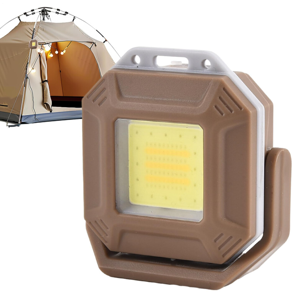 Camping Lights, Magnetic Outdoor Light, USB Rechargeable Ultra-Bright Lamp, Waterproof IPX4 Hook Lantern, Khaki, Tent-image-OPC-PMBR55M-NEW