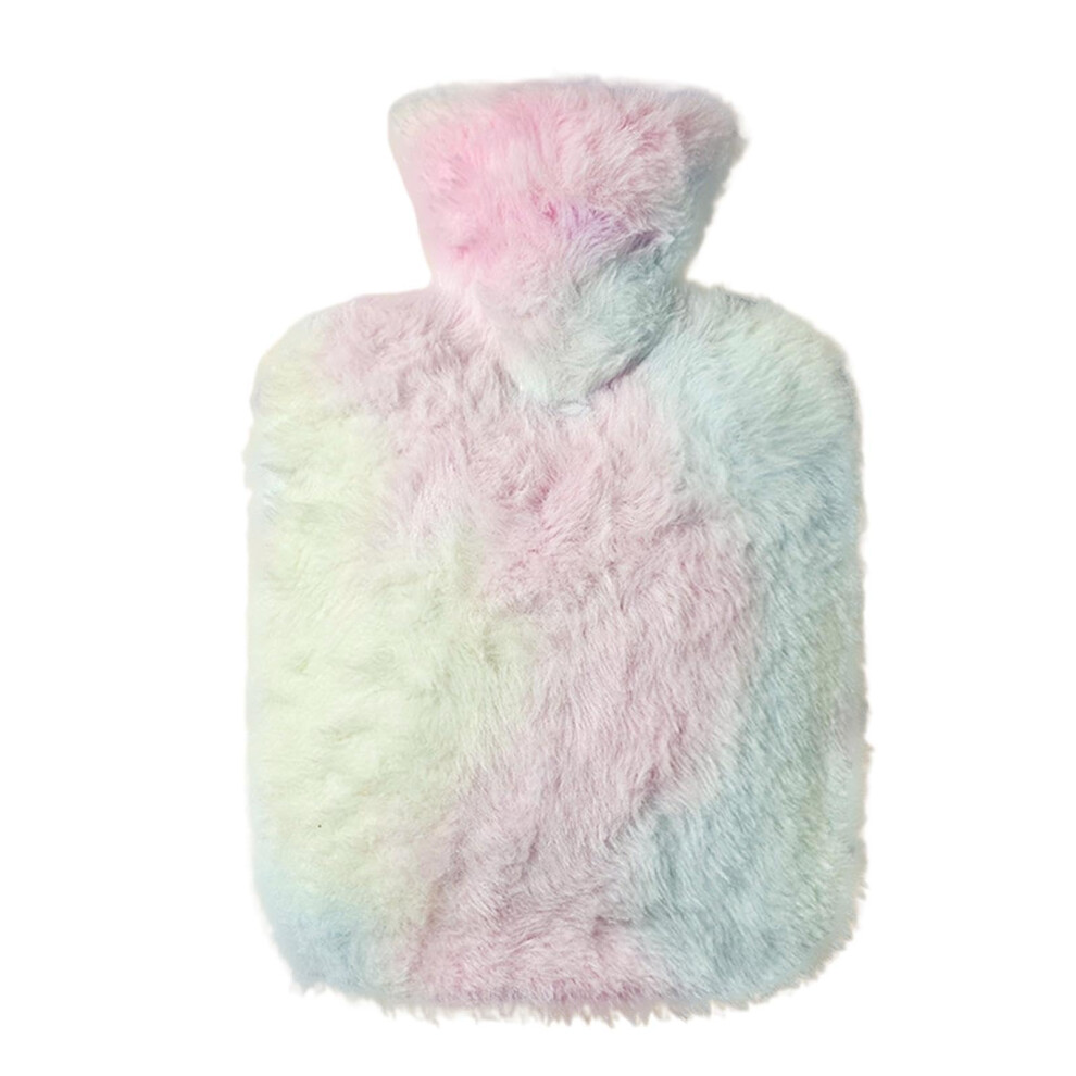 Hot Bottle Water Bag 1000ml Heated Water Bag, Large Capacity Hand Warmers, Foot Warmer For Women Men Colorful Powder