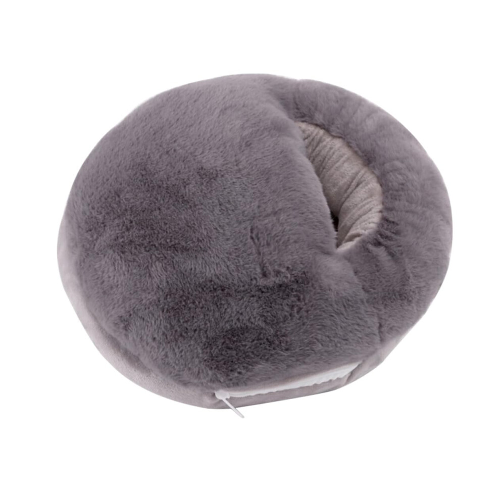 Pink Usb Foot Warmer Under Desk Heated Slippers Usb Powered Fuzzy Slippers For Women