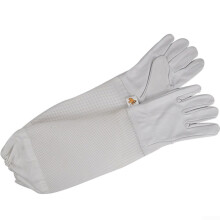 Gloves with Ventilation Grille White XL Sheepskin Beekeeping Advanced Beekeepers Model