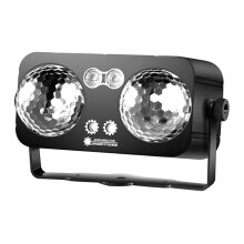 Voice Controlled Colorful Rotating Light 3-In-1 LED Projector Lamp With Remote Control Strobe Light Effects For Bar Show