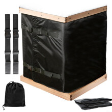 HONEYCOMB Cover 72 x 23.5 Inch Insulated Beehive Protective Cover For 8 And 10 Frame Hives Waterproof 600D Oxford PVC