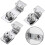 Efficiently Designed Drawer Lock 2.5-Inch, Metal Construction, Universal Fit for Cabinets and Drawers, Security Features 3