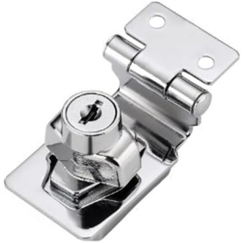 Efficiently Designed Drawer Lock 2.5-Inch, Metal Construction, Universal Fit for Cabinets and Drawers, Security Features 1