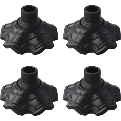 Nonslip Foot Covers For Camping Chairs, Plastic Material, 4-Pack, Adjustable 15mm For Enhanced Stability 1