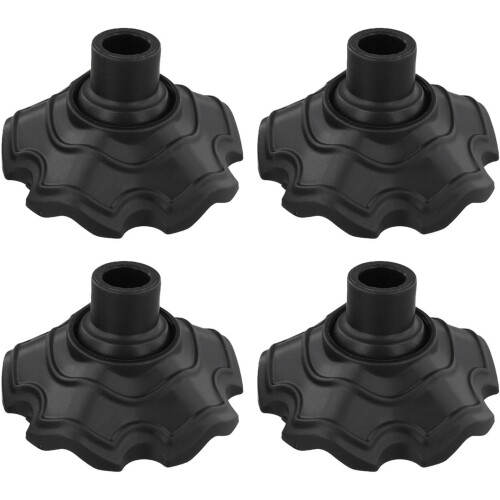 Nonslip Foot Covers For Camping Chairs, Plastic Material, 4-Pack, Adjustable 15mm For Enhanced Stability 2