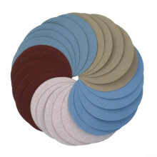 125mm Sandpaper Polishing Discs, 15 Pack, Wide Range Of Polishing Applications For Metal Wood Plastic