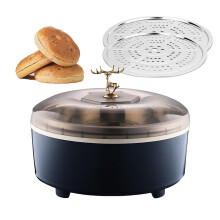 Temperature Adjustable Proofer Stainless Steel Dough Fermentation Equipment With Transparent PP Cover Blue Steamer Racks