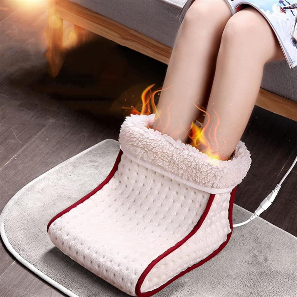 Heated Feet Warmer For Men And Women 5-Level Temperature Control Fast Heating Technology Foot Heating Pad
