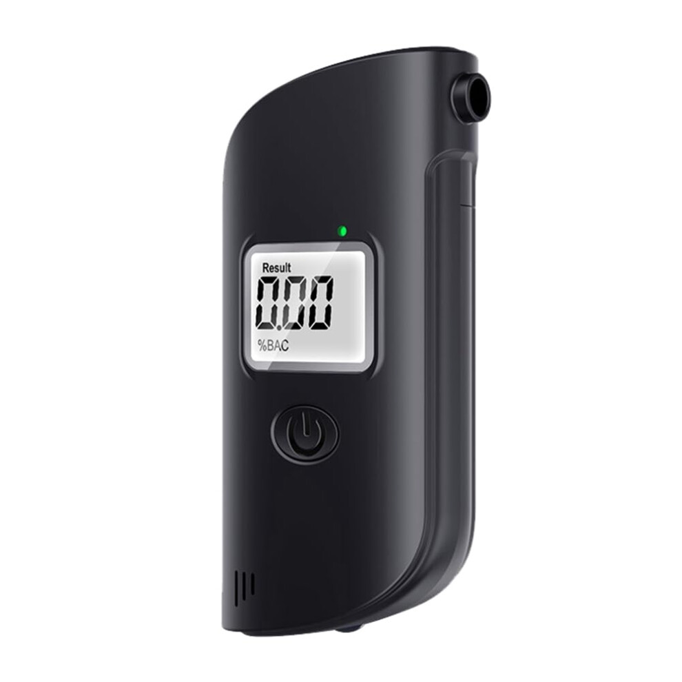 Alcohol Tester 1-Piece Mr689 Breath Alcohol Concentration Detector Plastic High-Precision Measuring Instrument Black 9393856453832
