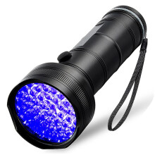 51 LED UV Flashlight Portable Pet Urine Detector Black Light 395 Nanometer For Dog And Cat Urine Dry Stains