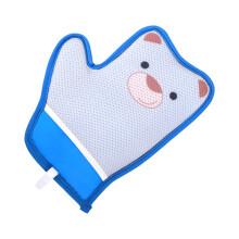 Cat Grooming Gloves Mesh Fabric Skin Protective Pet Hair Removal Shampoo Massage