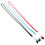 Red Nylon Wrist Lanyards 3pcs 42x0.2in 1