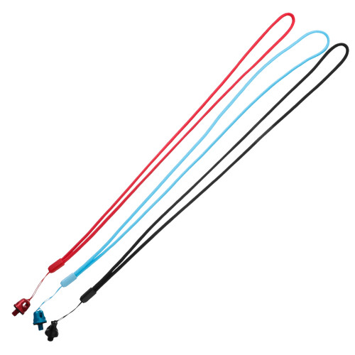 Red Nylon Wrist Lanyards 3pcs 42x0.2in 2