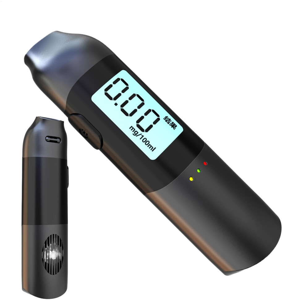 Alcohol Breathalyzer Compact Digital Breath Analyzer High-Precision Professional Tester Safety Device Accurate Results 9393856454440