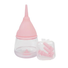 Daily Necessities Pet Feeding Bottle For Kittens Rabbits Puppies Milk Water Feeder Anti Choking Tech Slow Drip Pink