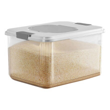 Dog Food Container Airtight Stackable Pet Food Storage Container Transparent 26.8x20.3x16.5 cm