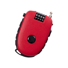 Cable Lock Compact Lightweight Steel Wire With Simple Installation For Motorcycle Helmets Gym Lockers Weather Resistant