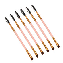 6 Stuks Wenkbrauwborstels Schuine Spoolie Borstels Verjaardagscadeau