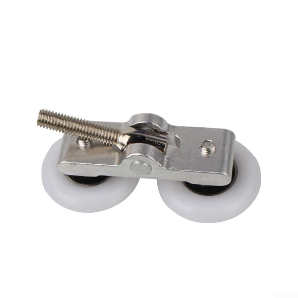 Shower Door Rollers Twin Bottom Wheels 25Mm For Easy Glide 4 Pcs Runner Sliders Compatible With Twin Bathroom Doors 9016109503213