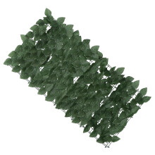 2 Folhas Simuladas Para Cerca Jardim Parede Sebe Artificial Verde